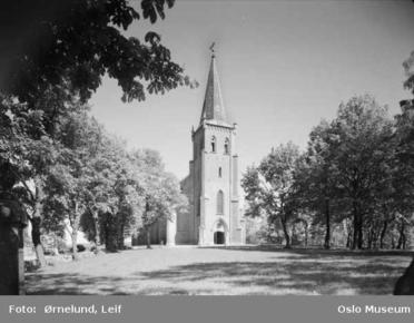 Østre Aker kirke 1956 