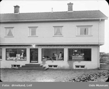 Høybråten Kringveien Oslo Samvirkelag avd.77 butikk forretning kolonial 1948