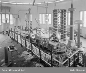 Standard telefon-og kabelfabrikk 1959 Økern lab